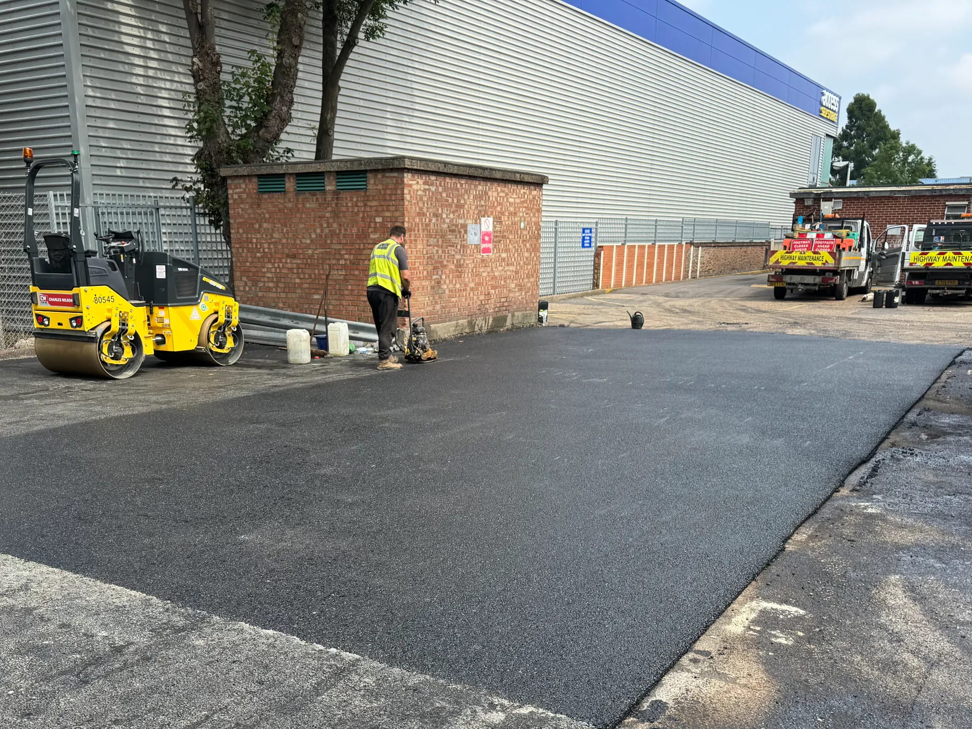TARMAC surfacing stagecoach car park
